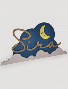Comprar placa infantil de madera con nombre 2