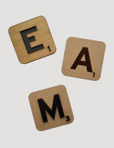 Letras tipo Scrabble 2