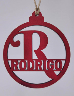 Comprar bolas de navidad personalizadas con tu nombre, color negro 2