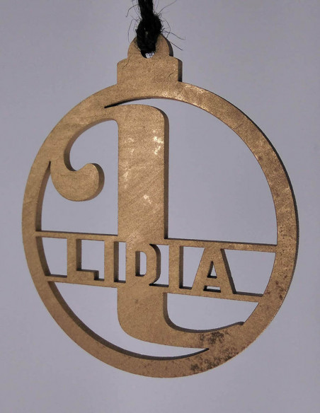 Comprar bolas de navidad personalizadas con nombre Lidia