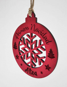 Comprar bola de Navidad con nombre grabado 2
