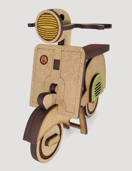 Comprar vespa de madera