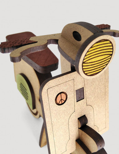 Motocicleta tipo VESPA