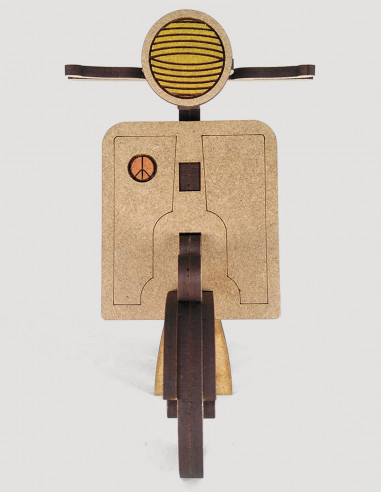 Motocicleta tipo VESPA