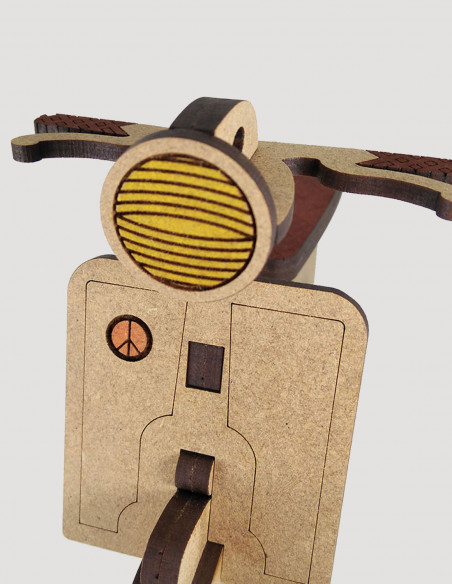 Motocicleta tipo VESPA