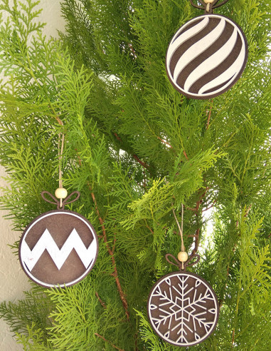 Pack 7 bolas de navidad