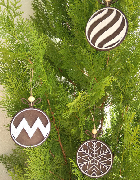 Pack 7 bolas de navidad