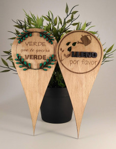 Pack de dos paletas para plantas