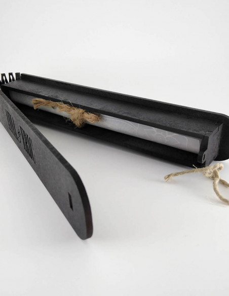 Invitaciones de boda, con caja de madera