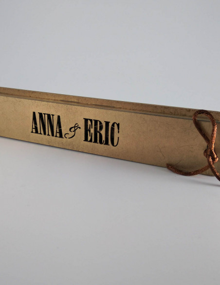 Invitaciones de boda, con caja de madera