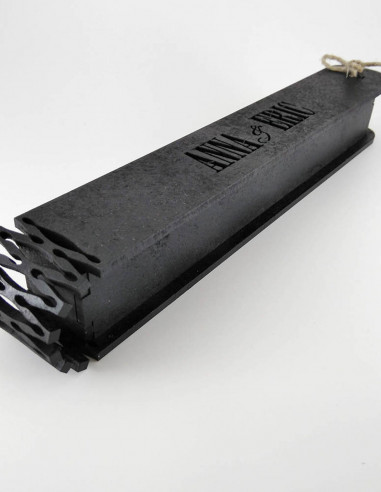 Invitaciones de boda, con caja de madera