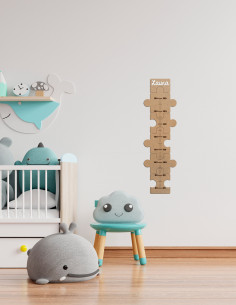 Comprar medidor de altura para niños, de madera 2