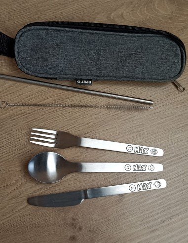 Cubiertos de metal personalizados