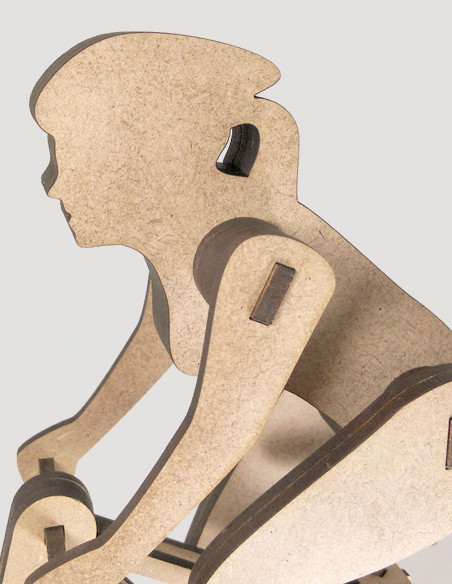 Trofeo ciclista MTB mujer