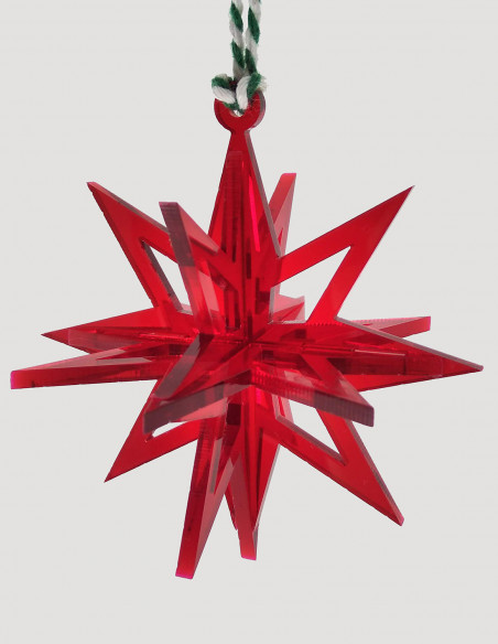 Bola de Navidad 3D, estrella