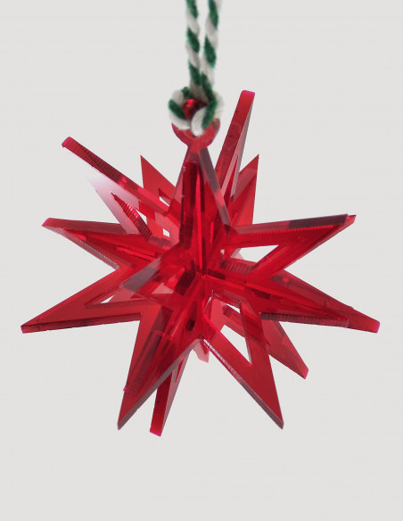 Bola de Navidad 3D, estrella