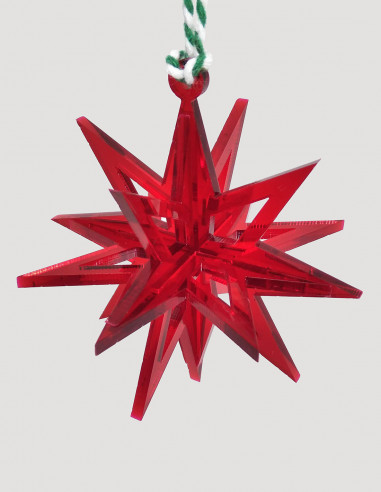 Bola de Navidad 3D, estrella