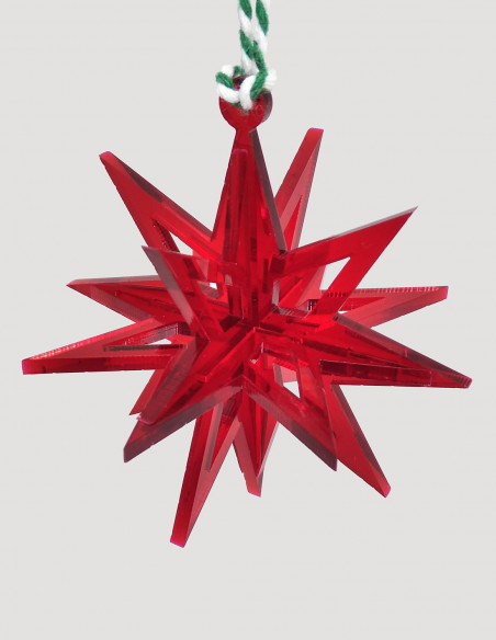 Bola de Navidad 3D, estrella