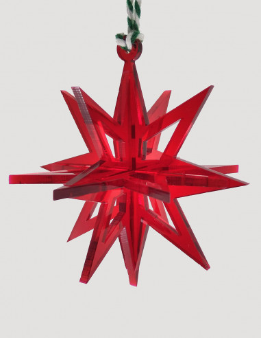 Bola de Navidad 3D, estrella