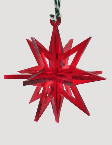 Bola de Navidad 3D, estrella