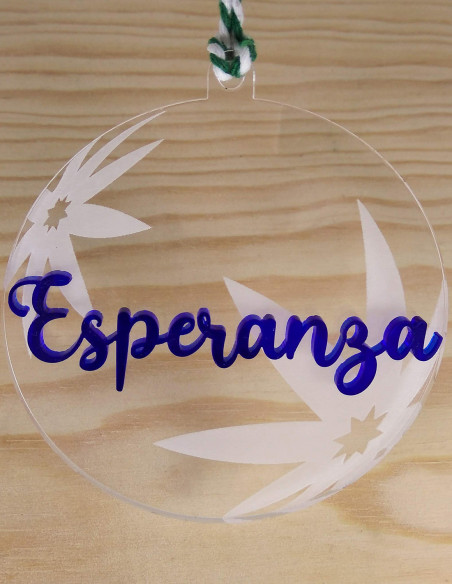 Bola Navidad metacrilato personalizada
