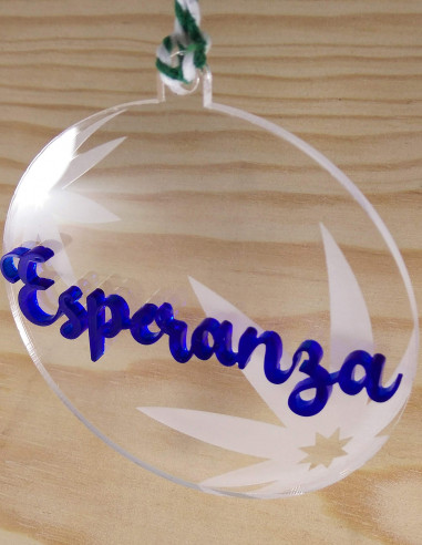Bola Navidad metacrilato personalizada